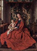 Madonna mit dem lesenden Kinde, Jan Van Eyck
